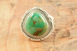 Genuine Pilot Mountain Turquoise Sterling Silver Ring